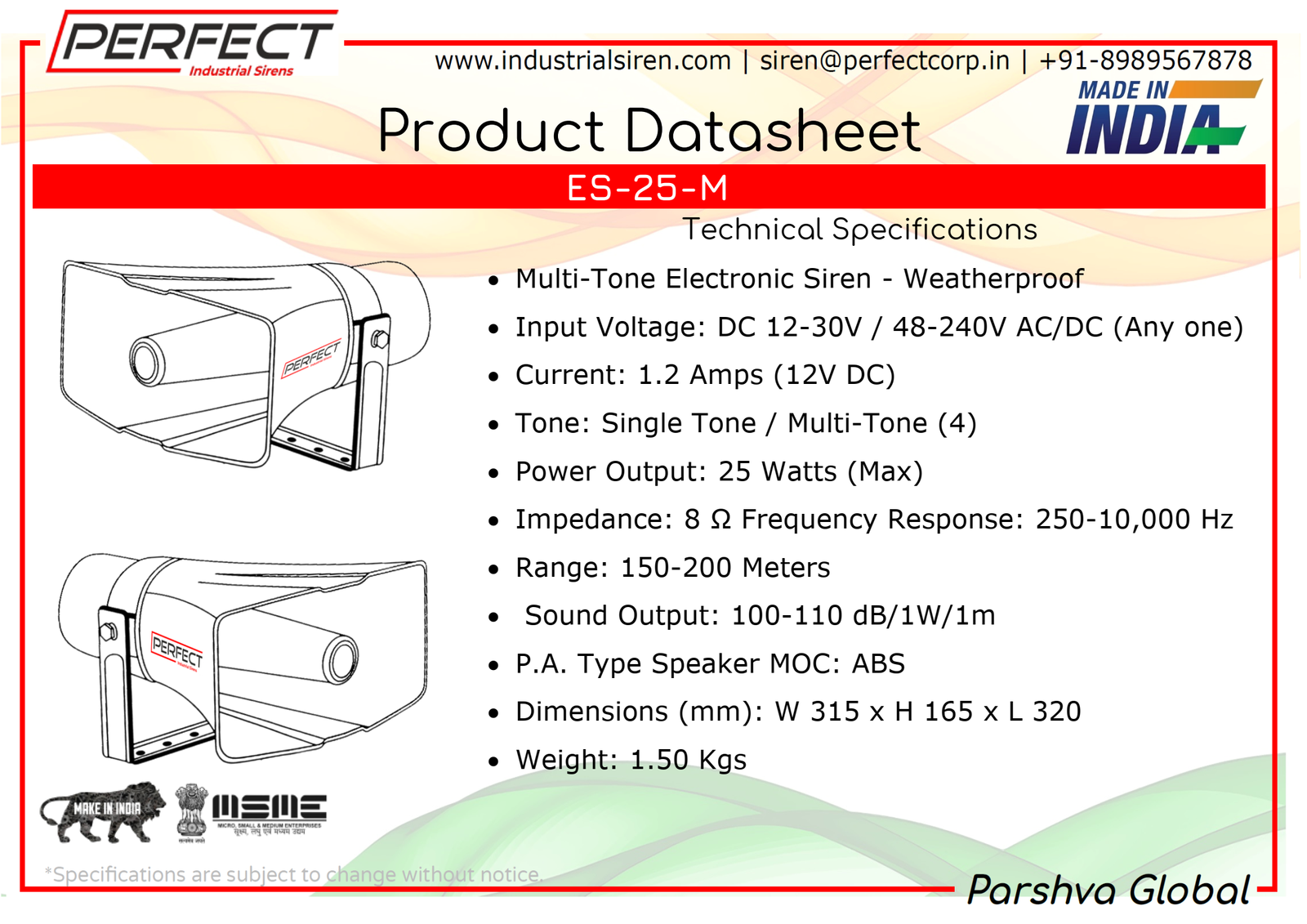 Multitone Electronic Siren